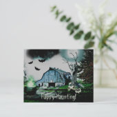 *～*ハッピーハウンティングスカルハロウィン ポストカード (スタンド正面)