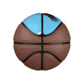 ハッピーハゲ飛んでいるルのイーグル漫画イラストレーション ミニバスケットボール (右)