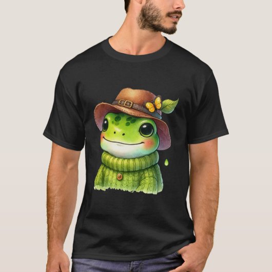 ハッピーハットフロッグ Tシャツ (正面)