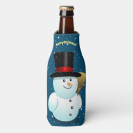 ハッピーハット付き雪だるま感じハット ボトルクーラー