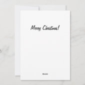 ハッピーハッピークリスマスチャールズディケンズ引用文 シーズンカード (裏面)