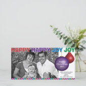 ハッピーハッピージョイクリスマスカード シーズンカード (スタンド正面)