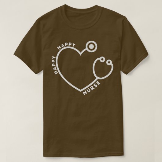 ハッピーハッピーナース Tシャツ (デザイン正面)