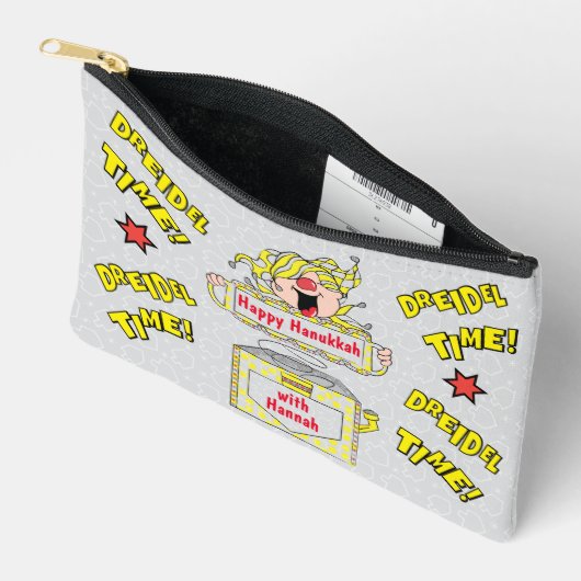 ハッピーハッピーハヌカ アクセサリーポーチ (見開き)