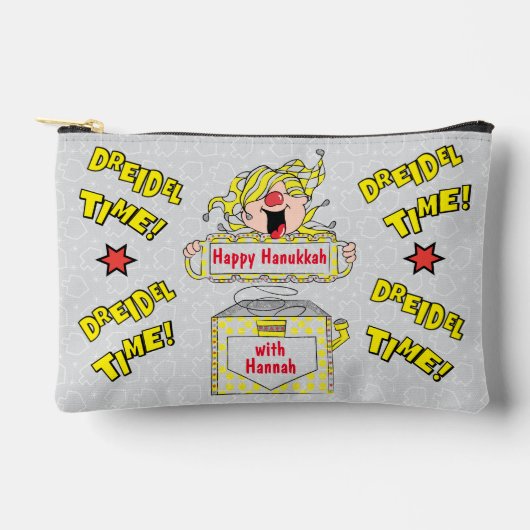 ハッピーハッピーハヌカ アクセサリーポーチ (正面)