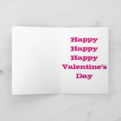 ハッピーハッピーバレンタインデー シーズンカード (内部)