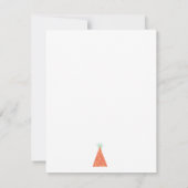 ハッピーハッピーバースデーフラットカード カード (裏面)