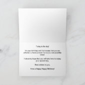 ハッピーハッピーバースデーフローラブリス カード (内部)