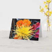 ハッピーハッピーバースデーフローラブリス カード (黄色い花)