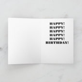 ハッピーハッピーバースデー元夫人カード シーズンカード (内部)