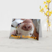 ハッピーハッピーバースデー カード (黄色い花)