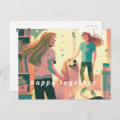 ハッピーハッピーポストカード ポストカード (正面/裏面)