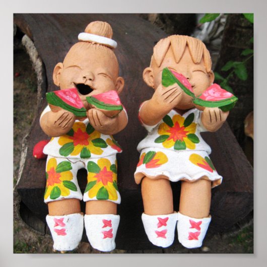 ハッピーハッピー かわいい ポスター (正面)