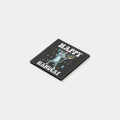 ハッピーハヌカおもしろいットユダヤ猫ギフト ポストイット (アングル)