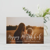 ハッピーハヌカエレガントー家族の写真 シーズンカード (スタンド正面)