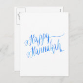 ハッピーハヌカハヌカー（ユダヤ教の祭り）ハヌカハヌカハヌカ シーズンポストカード (正面/裏面)