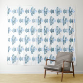 ハッピーハヌカパーティーの背景 写真用背景 タペストリー (インサイチュ(横))