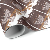 ハッピーハヌカマノラ ラッピングペーパー (ロールコーナー)