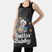 ハッピーハヌカーおもしろいユダヤ教ホリデーケリンバビー エプロン (インサイチュ)