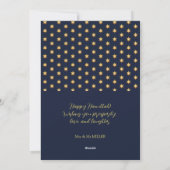 ハッピーハヌカーかわいい写真 シーズンカード (裏面)