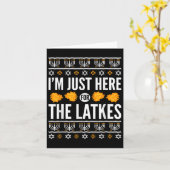 ハッピーハヌカーここラトークヘブライ語ユダヤ人のために カード (黄色い花)