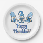 ハッピーハヌカーと3つの格言 ペーパープレート (正面)
