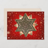 ハッピーハヌカーはがき ポストカード (正面/裏面)