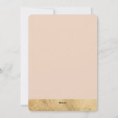 ハッピーハヌカーエレガントゴールデン（ユダヤ教）メノラーフォトアーチ シーズンカード (裏面)