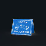 ハッピーハヌカーカスタマイズ可能なホリデーカード シーズンカード<br><div class="desc">ハッピーハヌカーグリーティングカード</div>