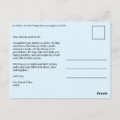 ハッピーハヌカーカスタム6フォトホリデー ポストカード (裏面)