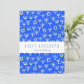 ハッピーハヌカーカスタム(ユダヤ教)メノラーツリーフリーカード シーズンカード (スタンド正面)