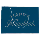 ハッピーハヌカーグリッター ラージペーパーバッグ (裏面)