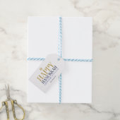 ハッピーハヌカーハヌカー（ユダヤ教の祭り）ホリデーギフトラベル ギフトタグ (より糸つき)