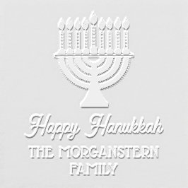 ハッピーハヌカーハヌカー（ユダヤ教の祭り）ライト（ユダヤ教）メノラーファミリー名