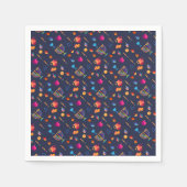 ハッピーハヌカーパーティービューティフルデコレーション スタンダードカクテルナプキン (正面)