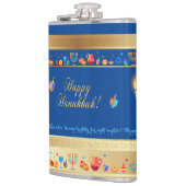 ハッピーハヌカーパーティービューティフルデコレーション フラスク (左)