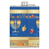 ハッピーハヌカーパーティービューティフルデコレーション フラスク (裏面)