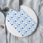 ハッピーハヌカーパーティービューティフルブルー 缶バッジ (インサイチュ)