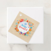 ハッピーハヌカーパーティー美しいヴィンテージ装飾 フェイバータグ (インサイチュ)