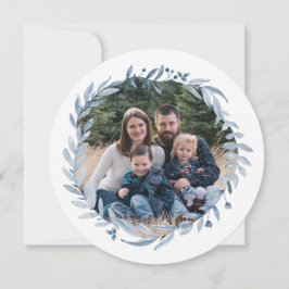 ハッピーハヌカーフェスティバルオブライトブルーリース写真 シーズンカード