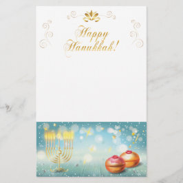 ハッピーハヌカーフェスティバルフェスティバル装飾 便箋