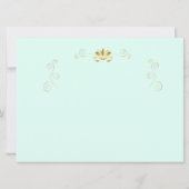 ハッピーハヌカーフェスティバル金ゴールド(ユダヤ教)メノラーライト (裏面)