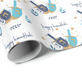 ハッピーハヌカーフローラドレデル ラッピングペーパー (ロールコーナー)