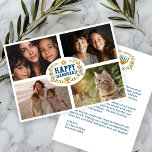 ハッピーハヌカーフローラリースカスタム（ユダヤ教）メノラー写真 シーズンカード<br><div class="desc">手描きの花模様を私に頼んで。「クリックパーソナライズ」を使用して、自分の文字を編集して背面に追加し、写真をカードの前面に追加したり、フォントや色を変更したりする。すべてがカスタマイズ可能。アートワークの下に写真を必ずデザインに追加し保てください。もっとデザインや色は店のチェック！それとももし何か欲しいカスタムか。頼もし必要なものは見つからない！:)</div>