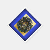 ハッピーハヌカーリースユダヤ祭 スタンダードカクテルナプキン (角)