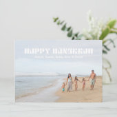 ハッピーハヌカー家族David Patternのフォトスター シーズンカード (スタンド正面)