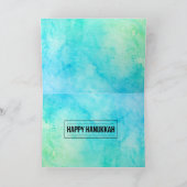 ハッピーハヌカー🕎折り畳みホリデーカード シーズンカード (内部)