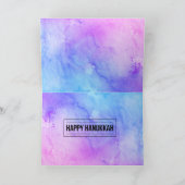 ハッピーハヌカー🕎折り畳みホリデーカード シーズンカード (内部)