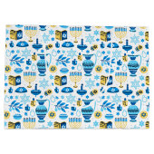 ハッピーハヌカー抱き枕 ラージペーパーバッグ (裏面)