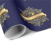 ハッピーハヌカー星のダビデ ラッピングペーパー (ロールコーナー)